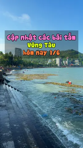Cập nhật hiện trạng các bãi tắm và thời tiết Vũng Tàu hôm nay 1/6 #thoitietvungtau #thuedovungtau #thuedovungtaureview #reviewthuedovungtau #thoitiethomnay #baisauvungtau🏖🏖🏖🌅🌅🌅 