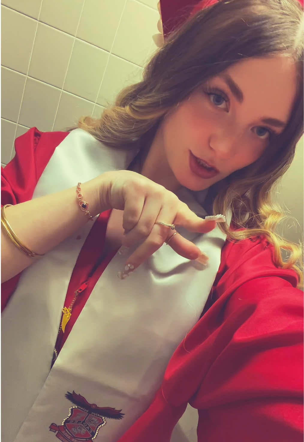 Class of 2025 we did ts👩🏼‍🎓🍾!!!! #highschool #over #2025 #fyp #graduation 
