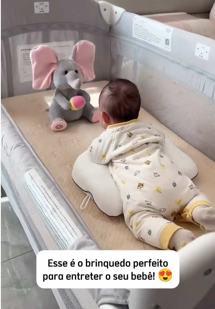 Elefante Esconde-Esconde Brincarzi 🧡 Uma pelúcia que interage com seu bebê, proporcionando muita diversão e aprendizado. Ele meche as orelhinhas e toca canções encantadoras. O frete grátis é para todo o Brasil! Aproveite nossa promoção de 10% OFF para compras acima de R$157 🛒😍 Para adquirir, o link está na nossa bio @lojabrincarzi ou comente “eu quero” que enviamos para você no privado! 👶 #bebe #brinquedo #kids #bebezinho #mamae #papai #criança #brincar