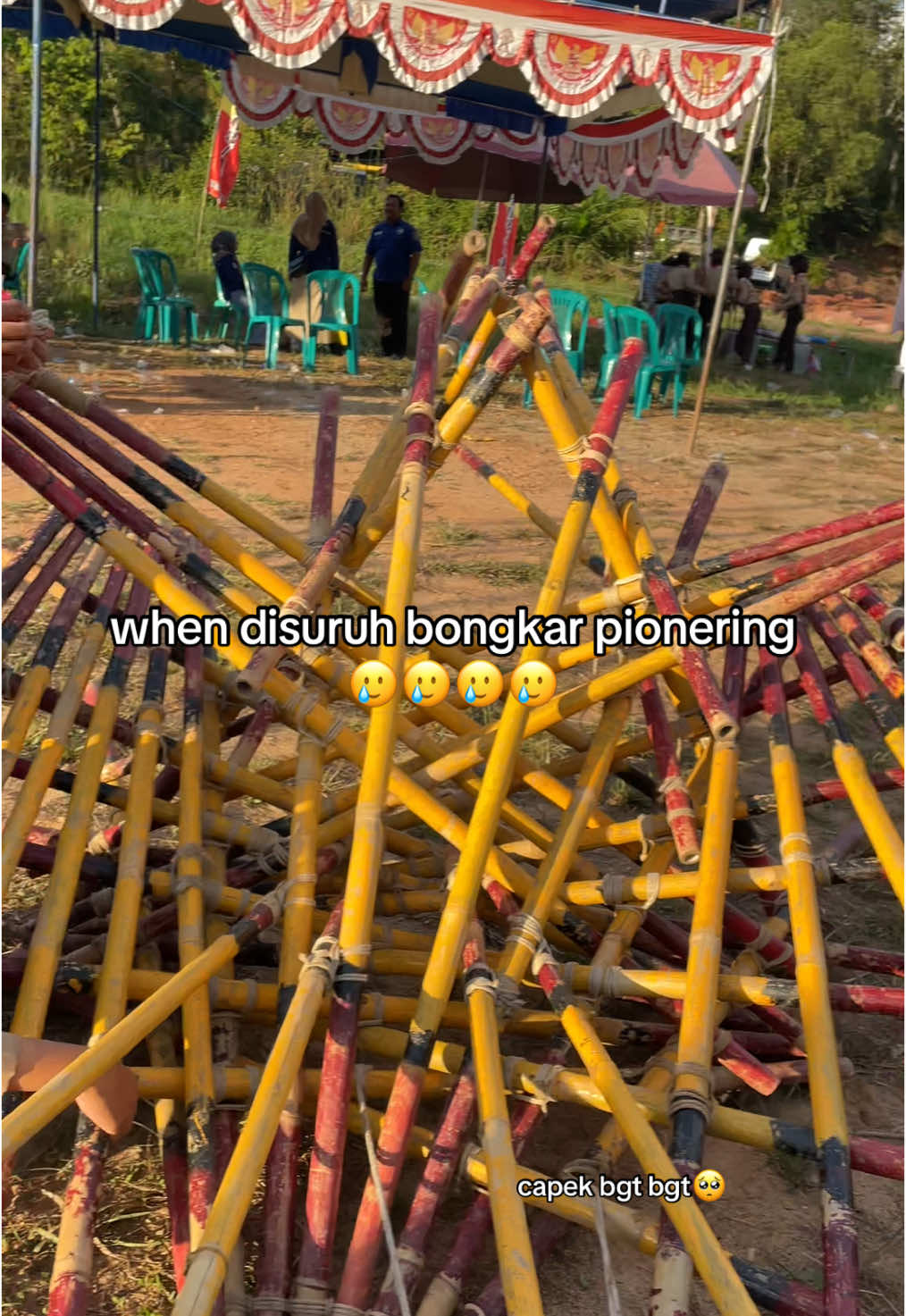 ya gimana yaaaaaaa😰#pionering #pramuka #4u 