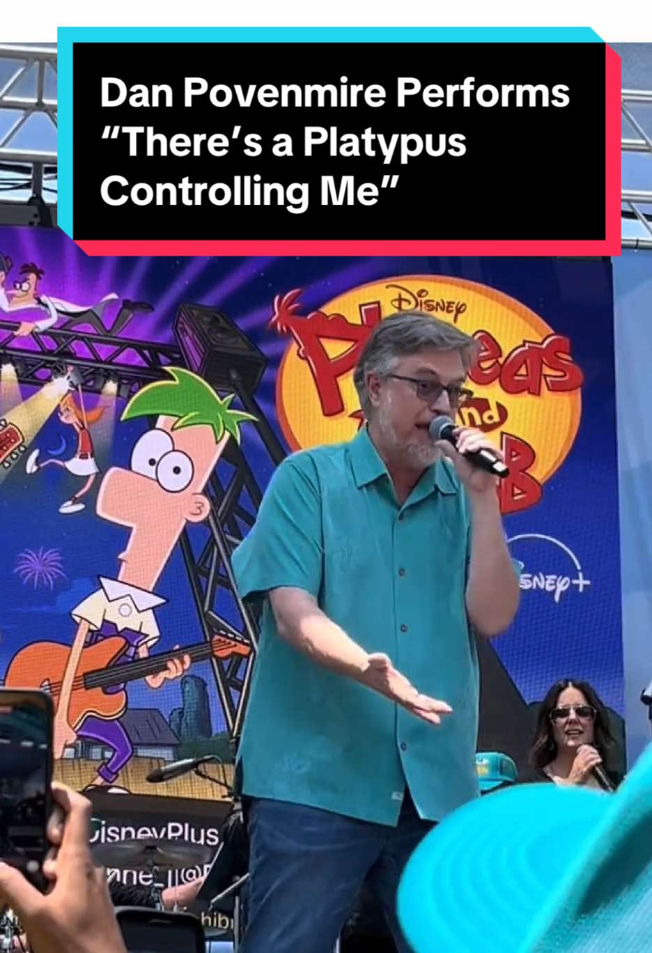 Dr. Doofenshmirtz himself performs the the Phineas and Ferb season 5 premiere. #phoneasandferb #platypuscontrollingme #danpovenmire #disneyplus #drdoofenshmirtz 