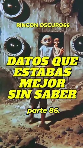 Datos que estabas mejor sin saber 86 #datoscuriosos #curioso #misterio #paranormal #SabiasQue