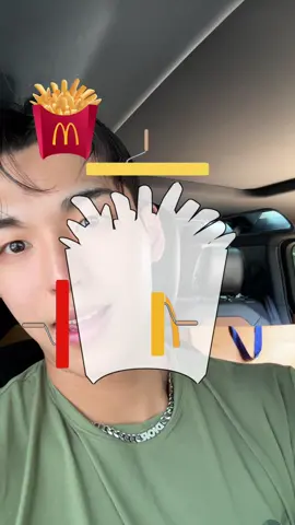 Hard to make it😂🥲 - #mcdonalds #frenchfries #challenge 