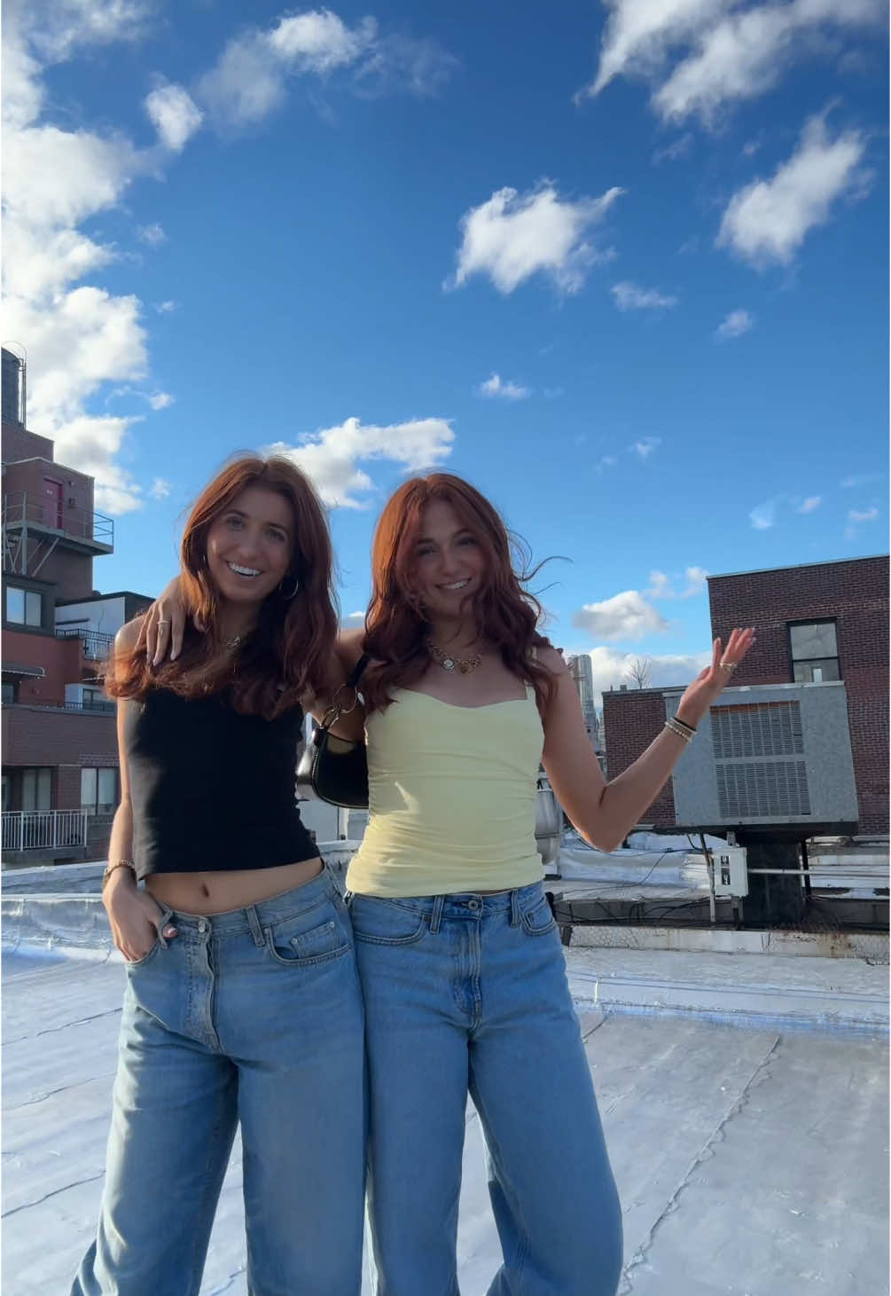 Who do you guys think is older @reagan #sisters #twins #redhair 