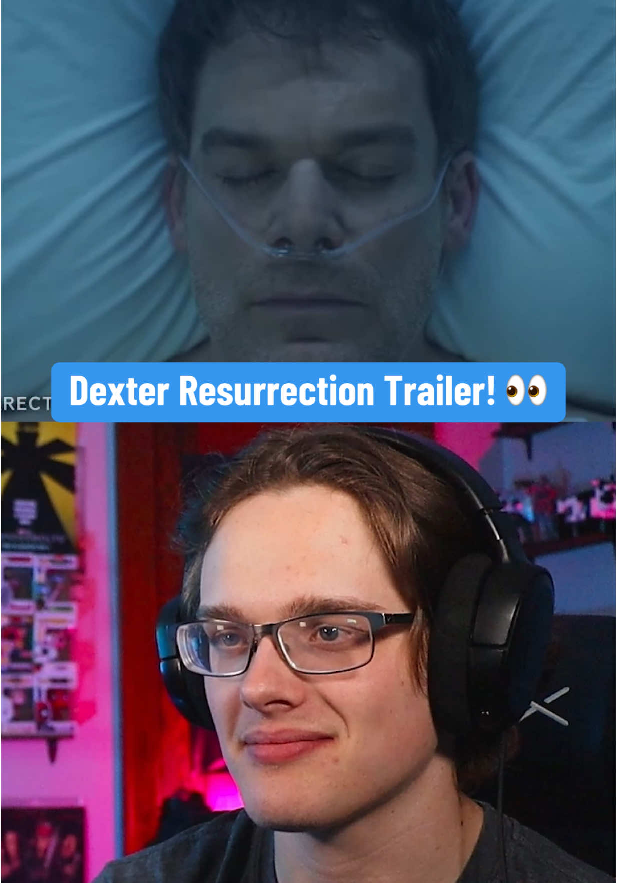 Dexter Resurrection Trailer! 👀 #dexter #dexterresurrection #showtime #dravenreacts #reaction #react @Showtime 