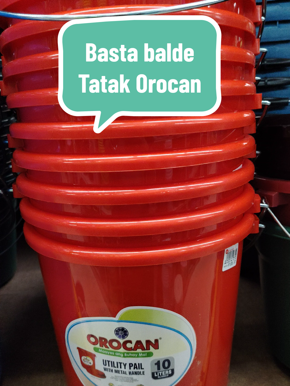 Basta balde tatak orocan #orocan #balde #timba 