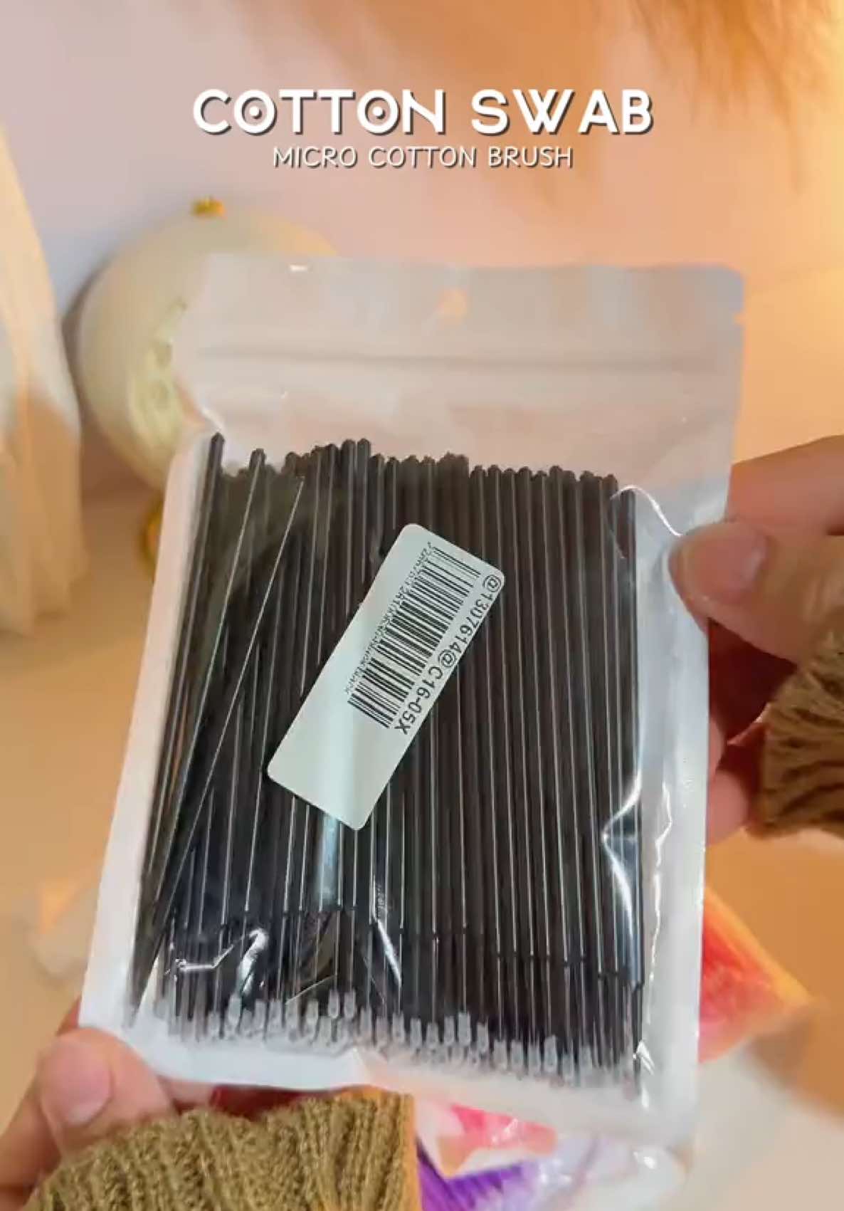 Micro cotton brush 🎀🫧🌷💗 #microbrush #brush #minicottonswab #cottonswab #swab #cottonbuds 