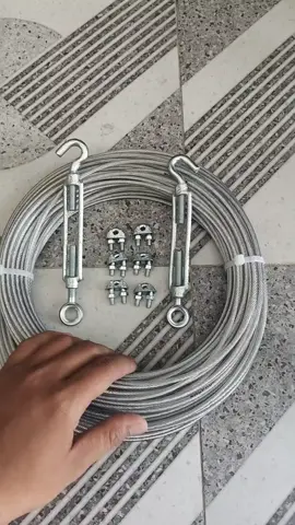 Bộ dây phơi quần áo cáp 4 lí đến 5 li từ 5 mét đến 30 mét#dayphoiquanao #capthepnhapkhau #cáp 