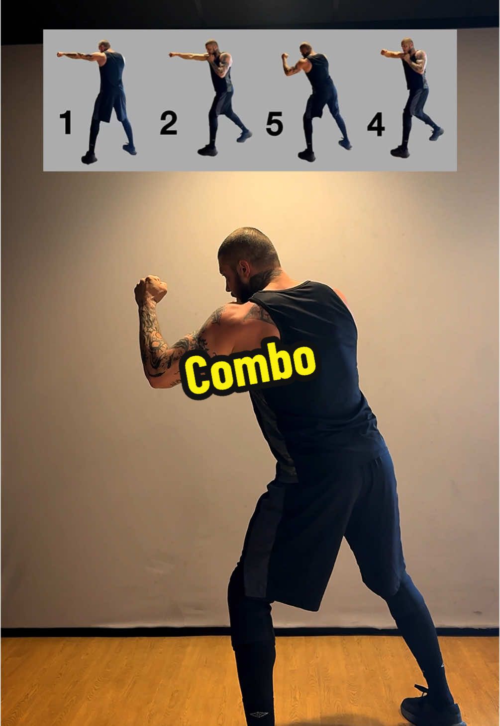 Combo 1254🥊 #boxing #boxingtraining 