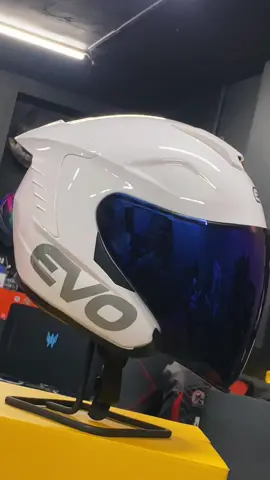 EVO RX5 MONO HALF FACE HELMET DUAL VISOR 🔥 WITH EXTRA CLEAR VISOR. ~ Click the yellow basket to order.   #evohelmetsphilippines  #evohelmet #helmet  #halffacehelmet #evohalffacehelmet #motorcyclehelmet #helmets #tiktokfinds #evolution #lhinnethvlogs #fyp #teamgraphitee #budolfinds  