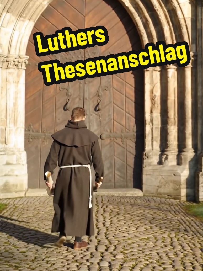 Luthers Thesenanschlag 1517 #martinluther #reformation #geschichte #kirche #fyp 