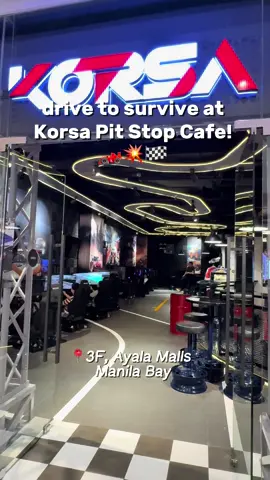 on a random mall day, we found @KORSA Pitstop Cafe and we knew we had to try it out! this is a place to visit for racing fans to find out what it feels like to //virtually// be in an F1 car 🏎️🏁 📍 3F Ayala Malls Manila Bay #f1 #racing #racingsimulator #dateideas #recommendations #date #driving #simulator #formula1 #drivetosurvive 