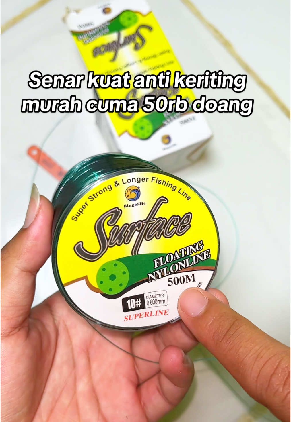 Bingolife Jerman Senar Pancing Nilon 500m Kuat Anti Keriting #senarpancing #senar #bingolife #senarkuat #senarpancingkuat #senarpancingantikeriting #senarkamuflase 