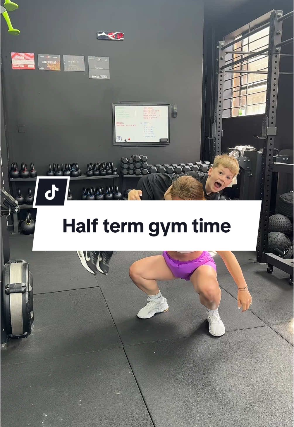 When they ask what you do half term with your kid 💪🏼🫣🥰 #fyp #foryoupagе #crossfitgirl #gym #mumsoftiktok #Fitness #mumandson #borehamwood #strengthandconditioning #gymowner 