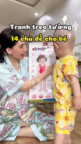 Bộ tranh đơn giản nhưng hữu ích cho bé, đáng tiền mua lắm các Mơm ơi👍  @Cho Mẹ Nuôi Con ✅  #tranhtreotuongchobe #chomenuoicon #mevabe #embedangyeu @Bắp của Mẹ Sala🍼 