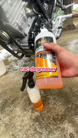 parang bago na ulit yung makina ng motor natin #racdegreaser #racallpurposedegreaser #raider150fi #degreaser 