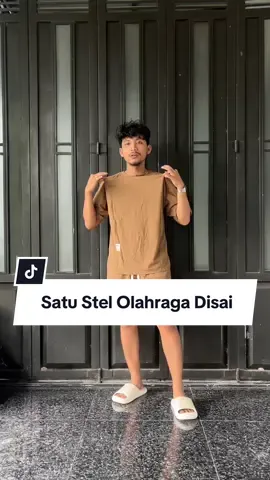 Satu Stel Baju dan Celana keren bisa buat harian atau olahraga  #stelanolahraga #stelanpria #disai 
