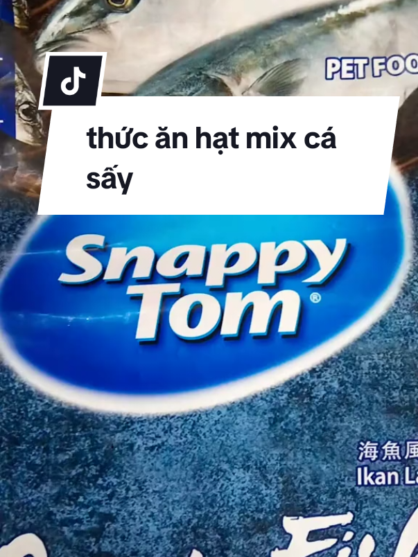 Thức ăn hạt Snappy Tom mix cá sấy cho mèo #bapdaurewiew #snappytom #thucanhat #thucanhatchomeo #thucan #thucanchomeo #hat #hatchomeo #xuhuongtiktok #xuhuong #lenxuhuong #cat 