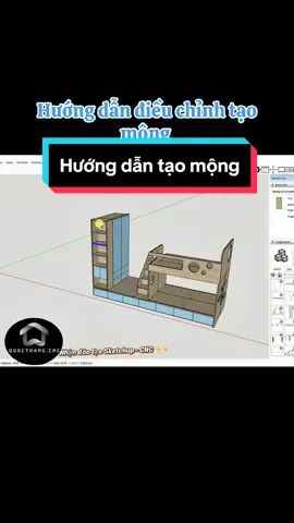 Video full cách sử dụng công cụ tạo mộng gỗ cnc #QuocThangCNC #daotaosketchupcnc #unitool #hocsketchup #CNC 