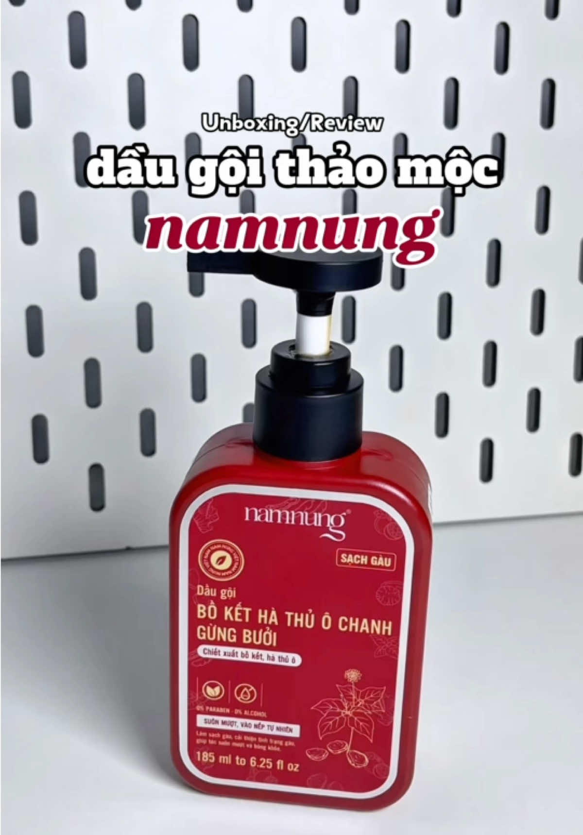 Dầu gội thảo mộc namnung #unboxing #namnung #daugoinamnung #daugoi #daugoithaoduoc #xuhuong #viral #voice #page #fypage 