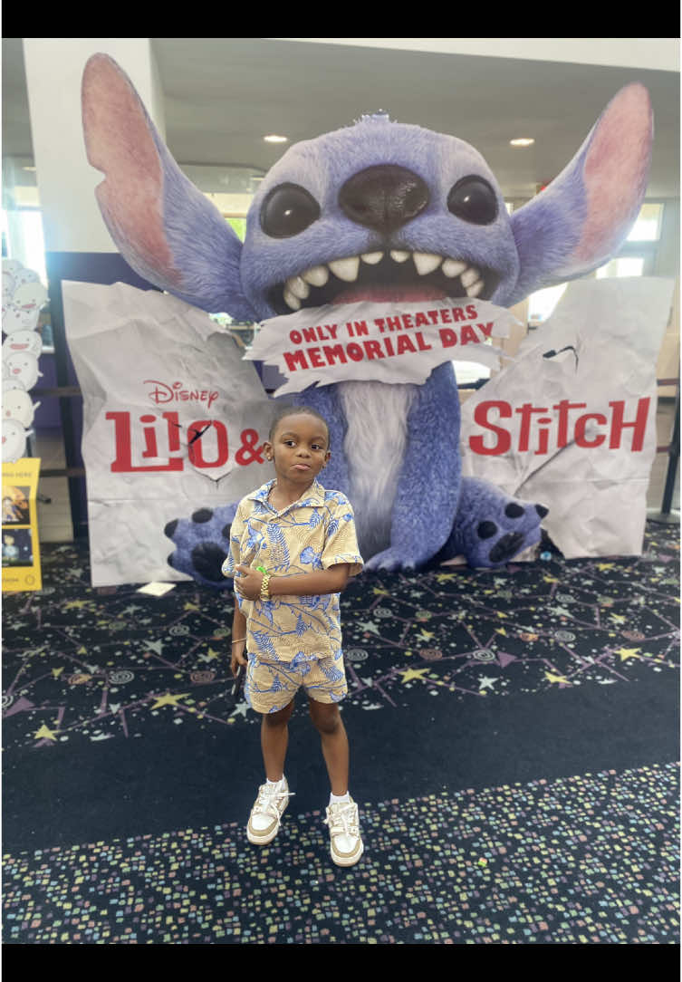 Finally went to see stitch and we loved it ! 🥰🥰🥰 #liloandstitch #stitch #stitchmovie #boymom #sonday #son #fyp #Summer 