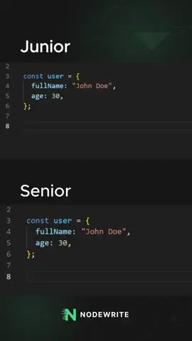 JavaScript destructuring lets you unpack values from arrays or objects into variables—fast and clean. Less code, more clarity! 🚀 #reactjs #nodejs #javascript #desctructuring #nodewrite #typescript #coding #programming #webdevelopment 