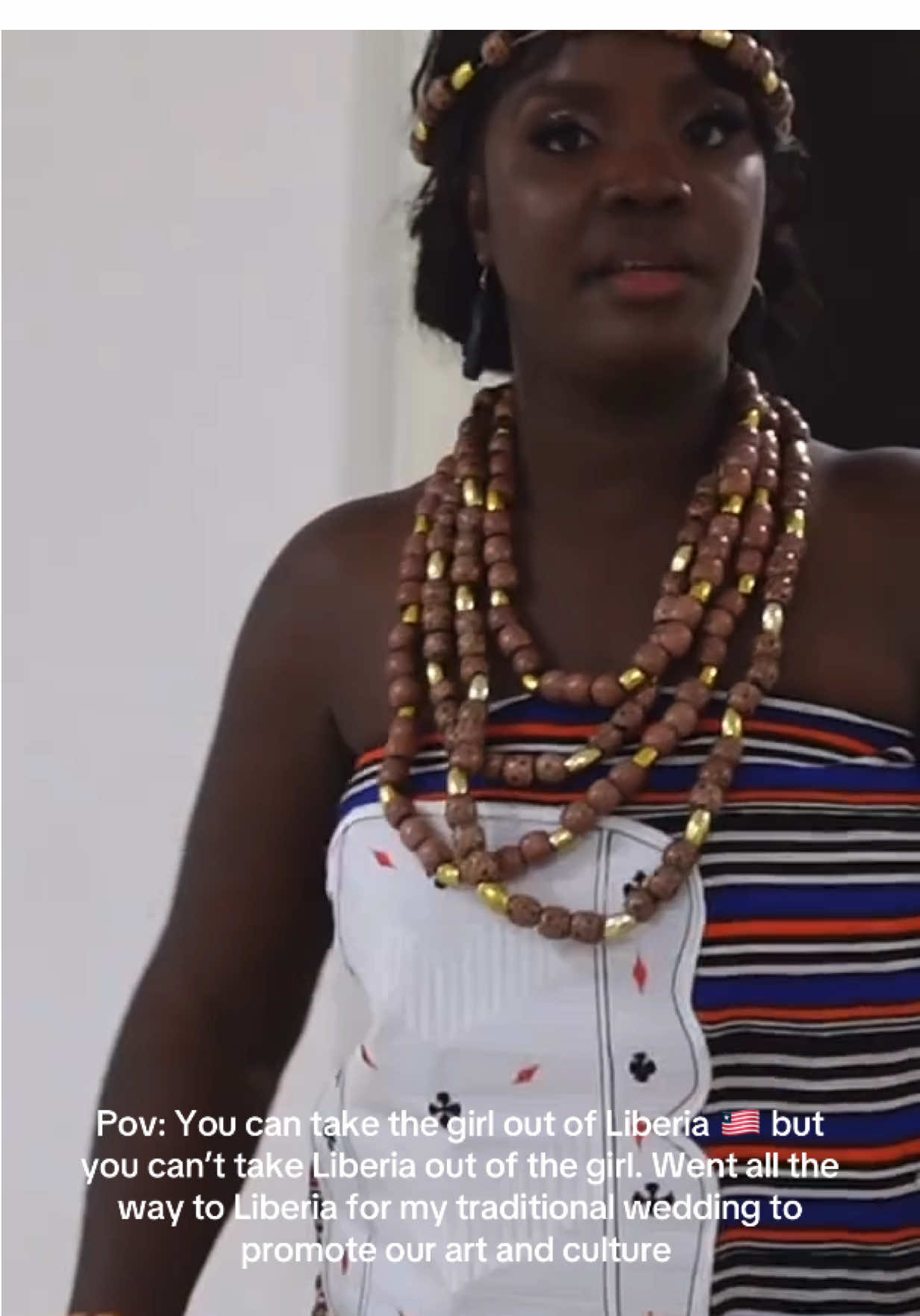 Pov: You can take the girl out of Liberia 🇱🇷 but you can’t take Liberia out of the girl. Went all the way to Liberia 12/16/23 for my traditional wedding to promote our art and culture  Country cloth by @Liberian Stars View ceo 🇱🇷 @KOU ( Liberian cloths)  Styled and accessories by @💎 D1 Afric 🇱🇷 @💎 D1 Afric  Wedding planner @JuJu9  — #liberiancountrycloth #liberiafashion #liberiaculture #OOTD #ootdinspo #grwm #liberiantiktok #liberiangirl #liberianbloggerlydiayonly #liberianfashiondesigner #traditionalwedding #traditionalbride #liberiantraditionalwedding  @lavishlylydia @misslarihanna @Liberian Stars View 