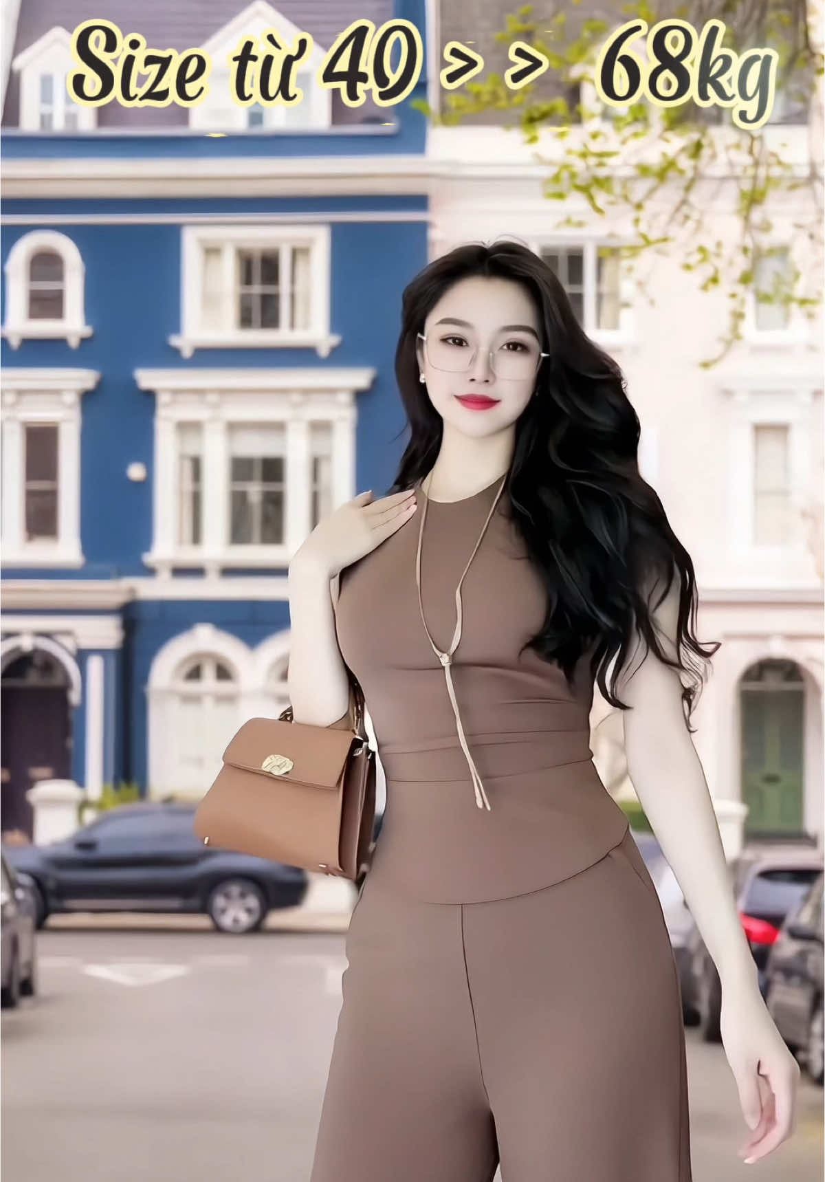 Ống rộng hack chân – eo thon thần kỳ👗. (Set Đồ Nữ Quần Dài Ống Rộng Tôn Dáng, Đồ Bộ Thun Gân Áo Vạt Bầu Sang Chảnh). #dodep #thoitrangnu #thoitrangtiktok #nhacobacon369 #xuhuong #thinhhanh #trending #fyp 