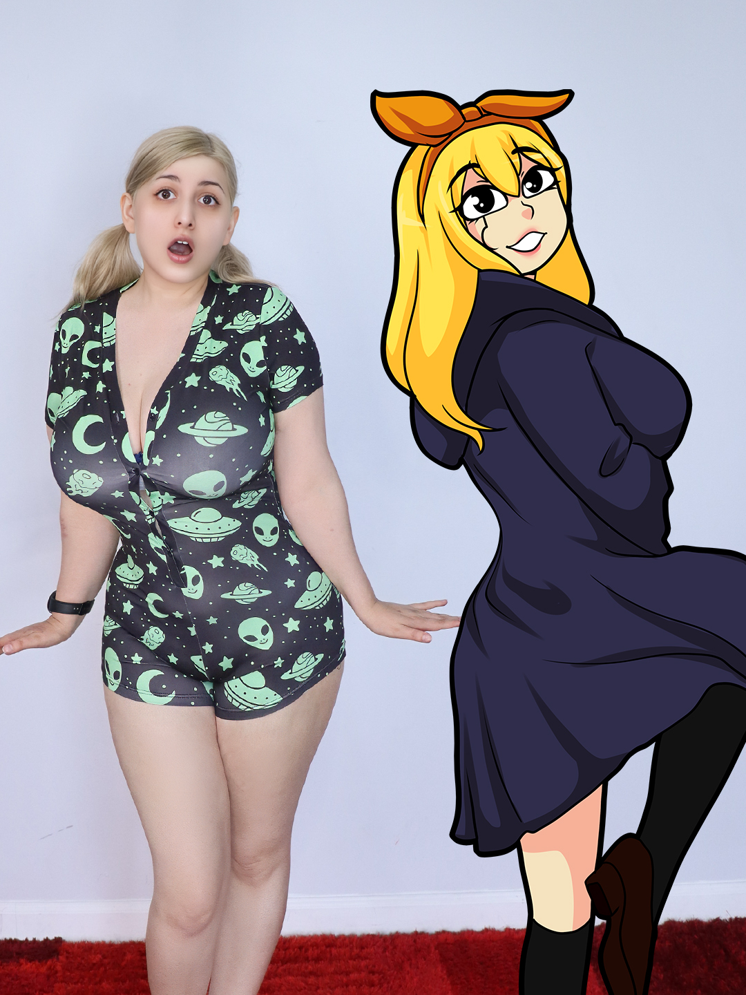 LEMON IRVINE 2D VS 3D 🧹 #COSPLAY #JocyCosplay