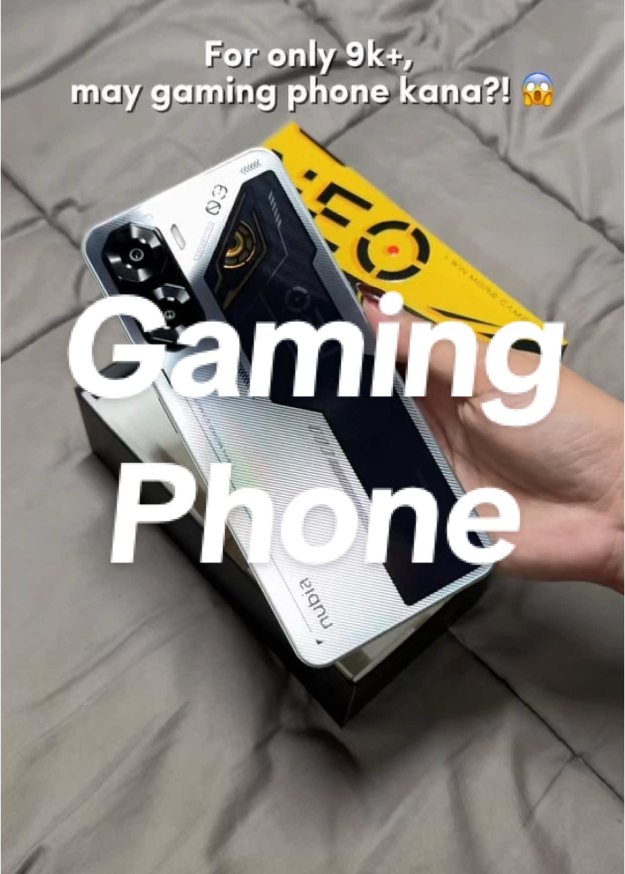 Gaming phone ba hanap mo? #debbierecos #nubianeo3gt5g #nubia #gamingphone 