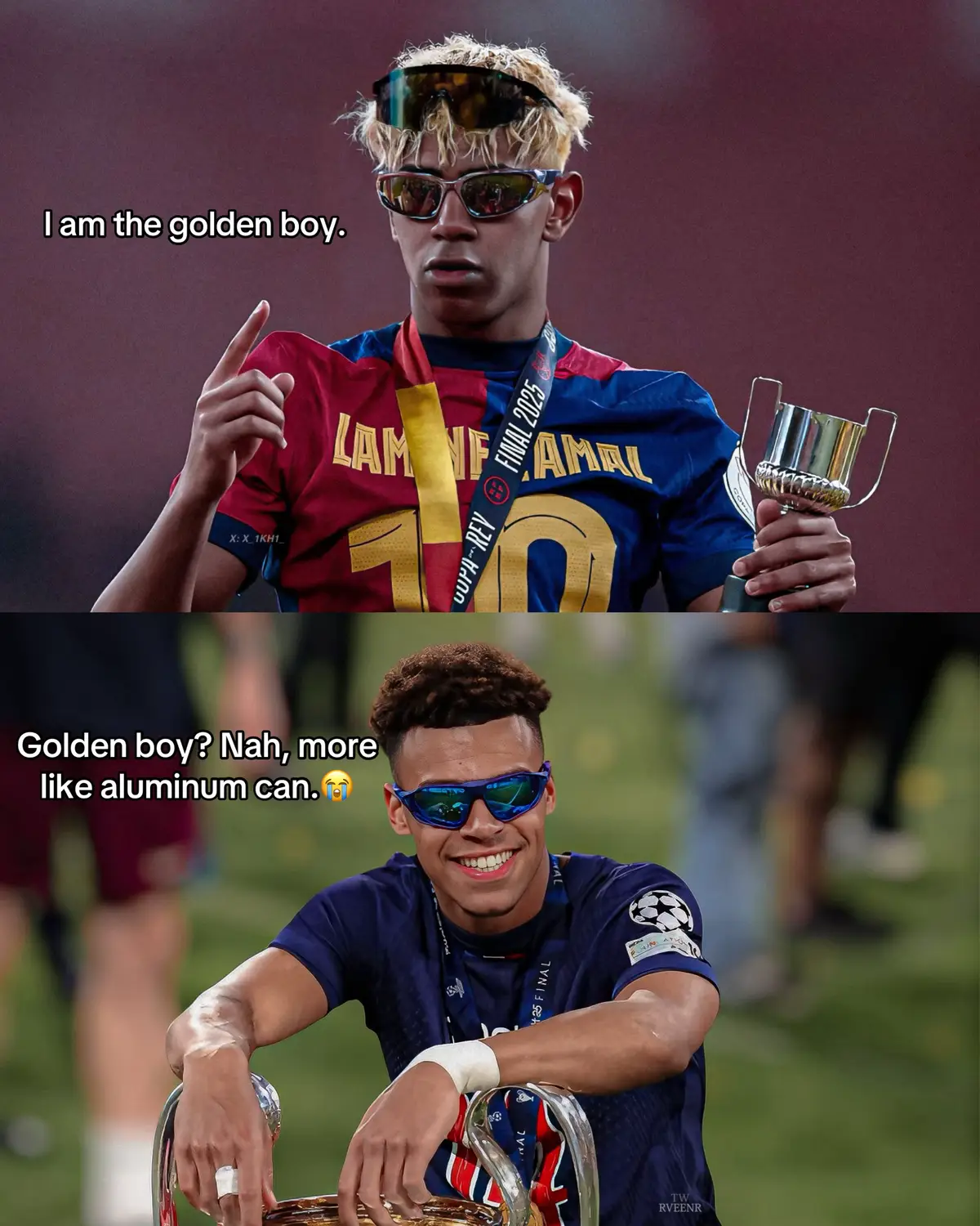 Maybe the golden smile😭🤦🏻‍♂️#yamal #barcelona #spain #desiredoue  #france #psg #barca #goldenboy #footballtiktok #footballedit #edits 