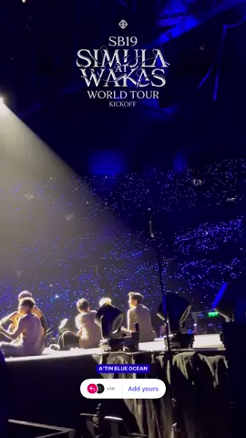 A’TIN BLUE OCEAN WAVE SB19 Simula at Wakas kickoff concert at Philippine Arena #SB19 #pablo #joshcullen #stell #ken #justin #felip #simulaatwakas #philippinearena 