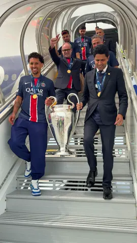 Our champions are in Paris! 👋 #ucl #championsleague #psg 