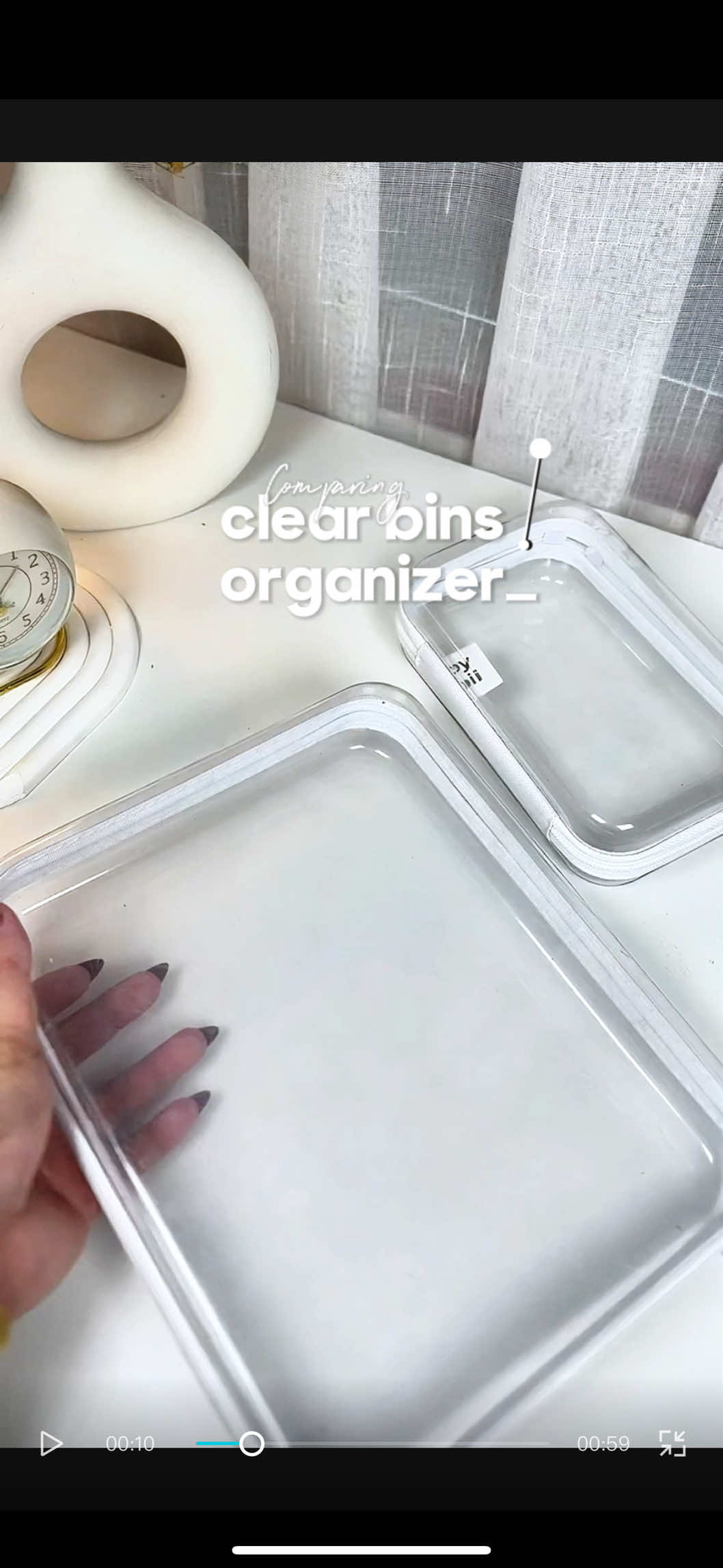 @Zoy zoii Philippines or unbranded clear bins organizer comparison ✨   #clearbins #organizer #clearbinstorage 