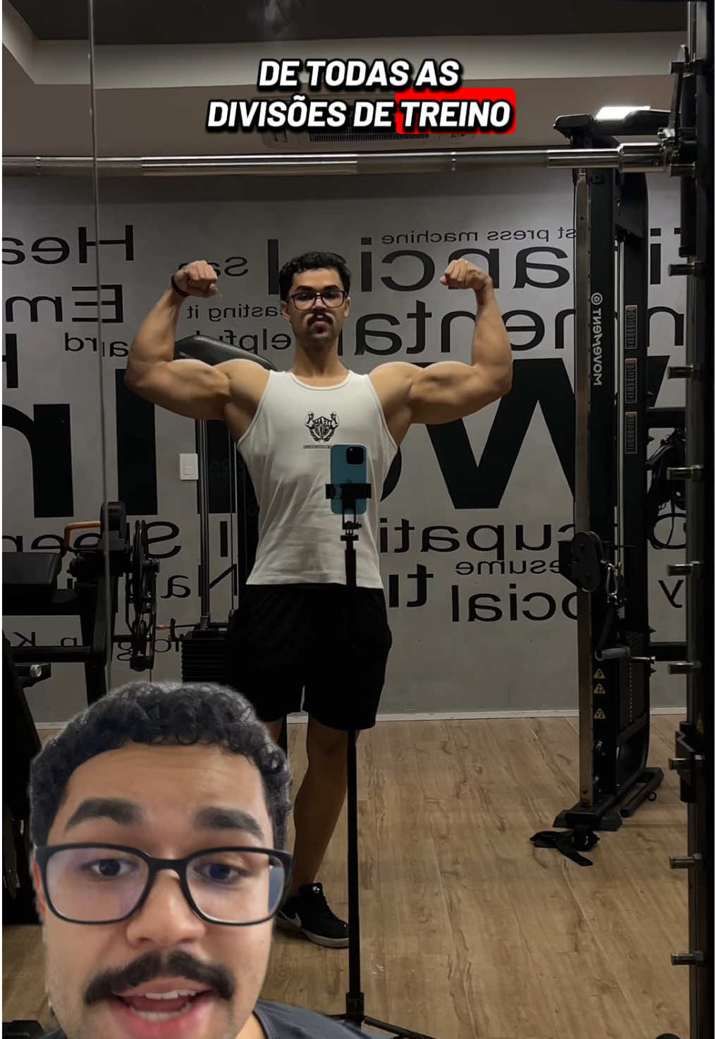 Essa foi a divisão de treino que me deu os melhores resultados! #GymTok #gym #treino 