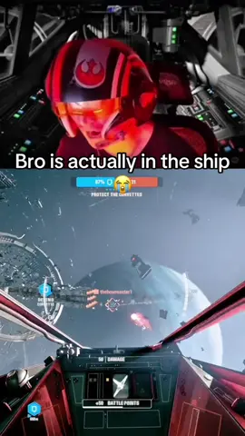 bro is actually whipping the x wing😂 @xyii2k #battlefront2 #battlefront3 #gaming #xwing #starwars #viral #funny #fyp #fypシ゚ 