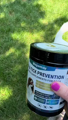 This natural flea & tick prevention from @woyamaypet_us has been a great addition to Rudy’s supplements during meal time. We live in a place with lots of fleas and ticks. #dogsoftiktok #TTSLevelUp #petproducts 