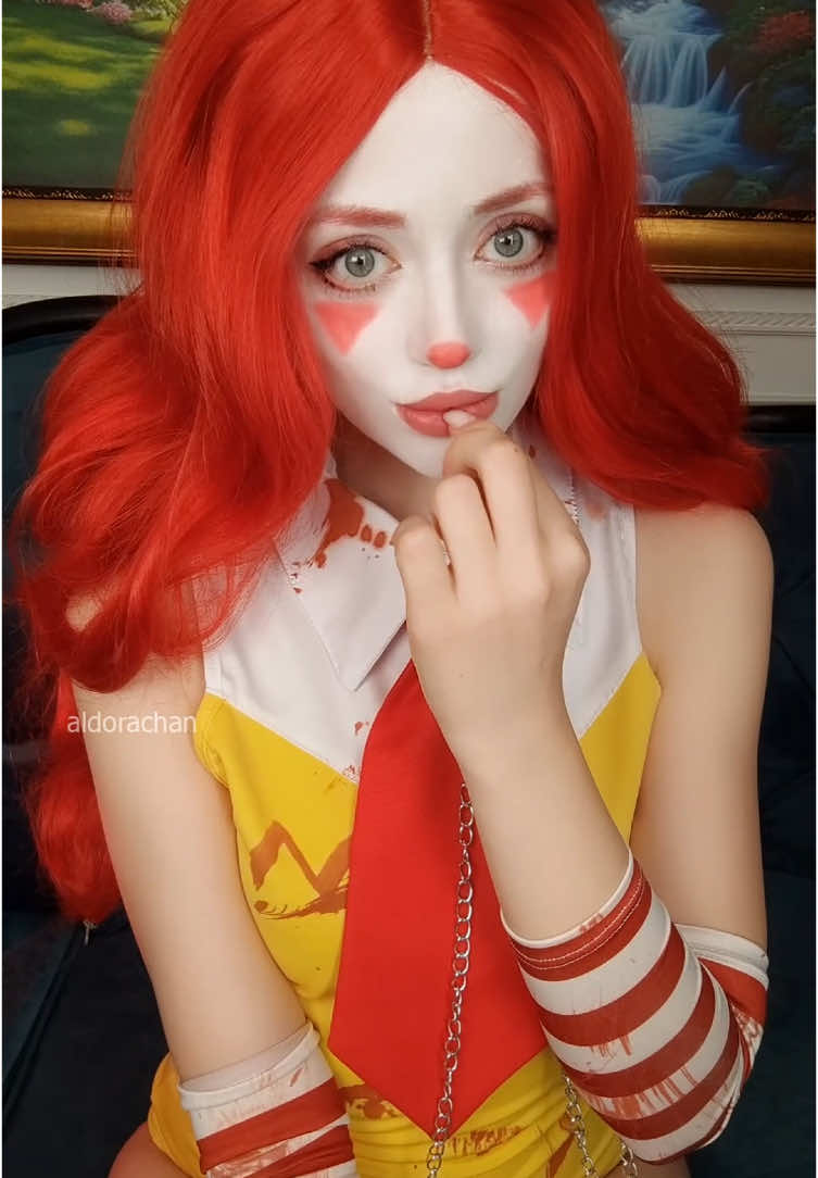 Do you like my clown cosplay? ❤️ #aldorachan #mcdonald #mcdonalds#clowngirl #clown #cosplay #clowncosplay #mcdonalds 