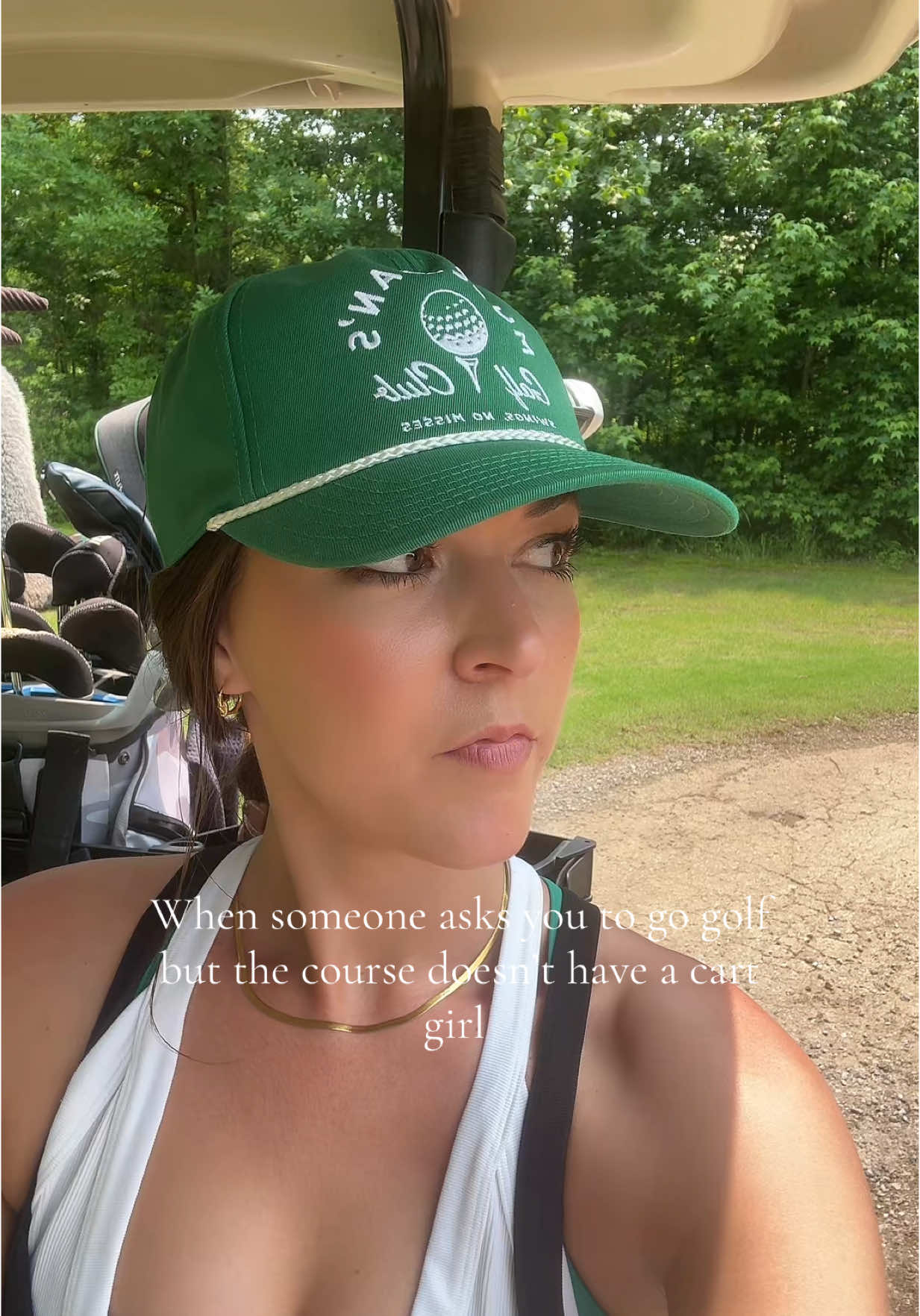 Cart girls > everything else #golf #golfhumor #golftok