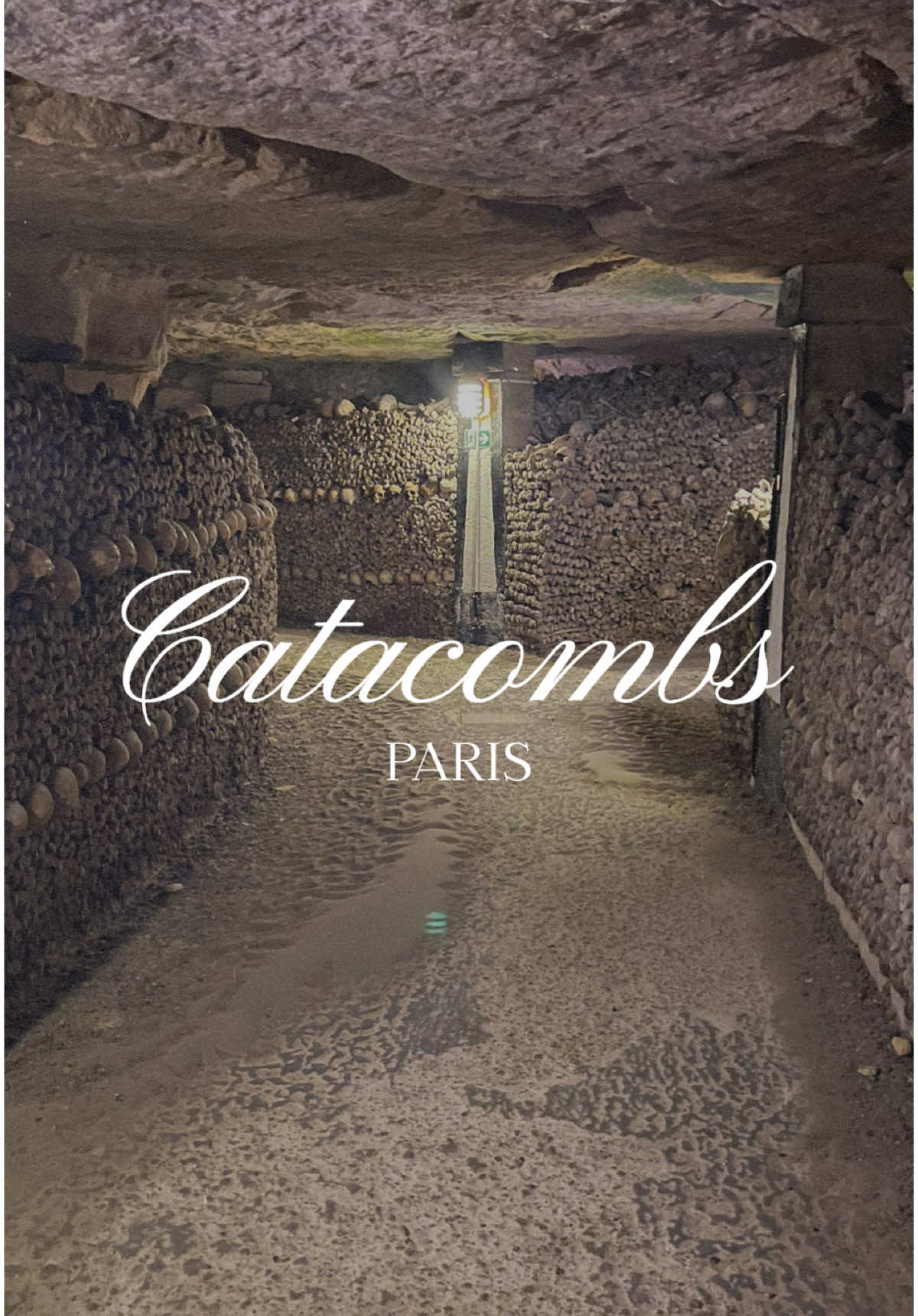 Paris 🕯️ Catacombs  • Beneath the streets of Paris lies a chilling world of history and mystery — the Catacombs of Paris. This underground ossuary holds the remains of over six million people, arranged in hauntingly artistic formations. A dark tourism hotspot, it reveals a hidden side of the City of Light. #skeletonart #creepyplaces #parisunderground #catacombsofparis #catacombesdeparis #katakumby #bones #tourism #visitparis #pariscatacombs #paris #HistoryTime 