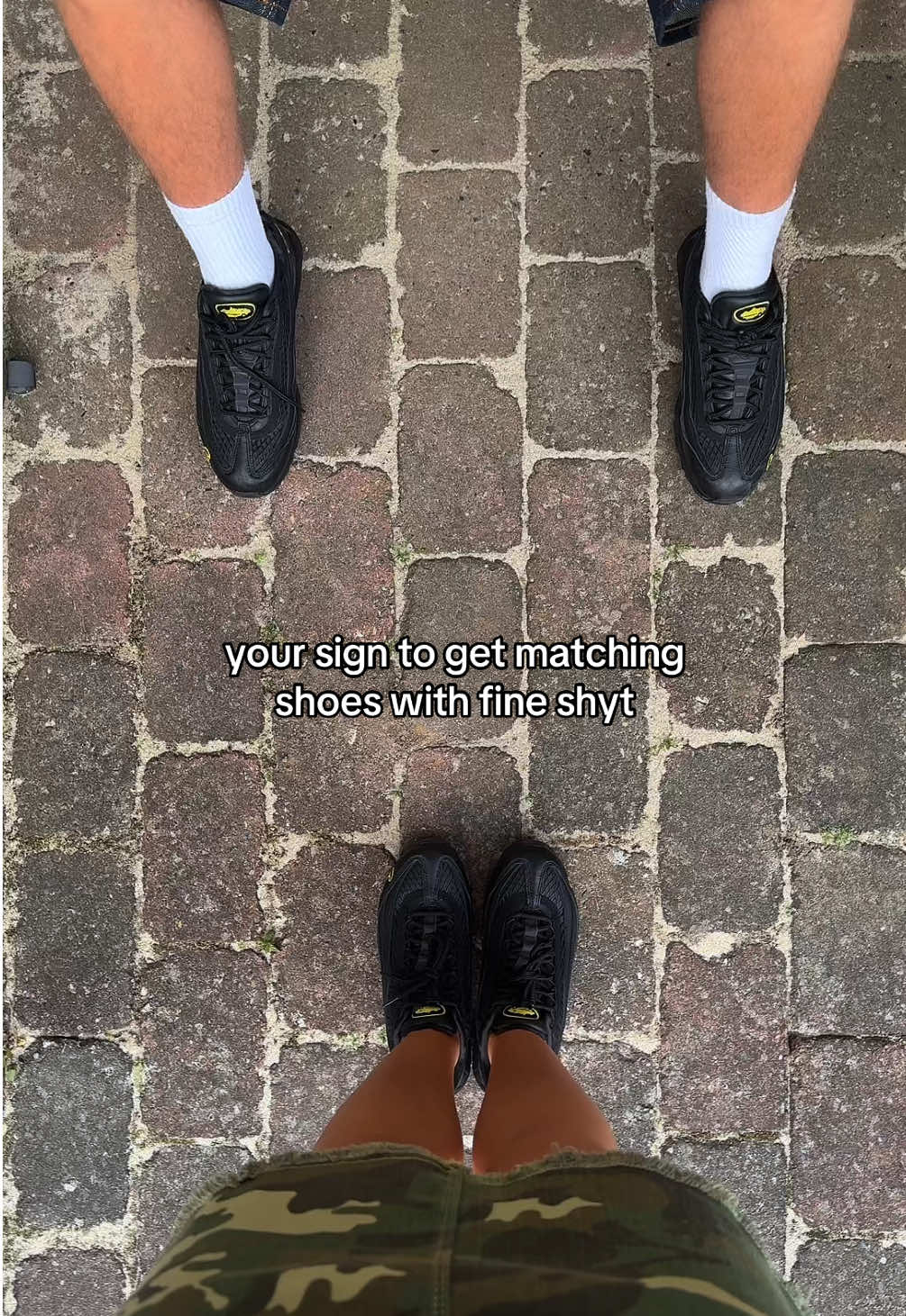 @corteiz @Rebecca <3 #fyp #nike #shoes #matching #couple #london #corteiz #crtz #airmax #honeyblack @Nike 