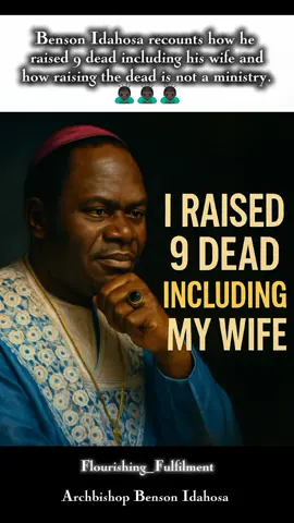 I raised 9 dead. Archbishop Benson Idahosa  #creatorsearchinsights  #africa #benson #gospel #african #flourishingfulfilment #tiktokviral #fyp 