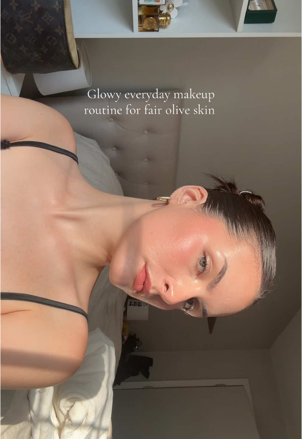 Everyday makeup for fair olive skin ✨ products used: @SKIN1004 US water-fit sun serum  @YSL Beauty blur primer  @Dr.Jart+ North America bb cream  @IT Cosmetics dual-sided brush YSL beauty touche eclat click pen concealer  @milkmakeup sculpt stick  @Armani beauty luminous silk cheek tint liquid blushes  @elfcosmetics brow pencil  @Maybelline NY lifter liner  @Summer Fridays dream lip oil  #morningroutine #MakeupRoutine #oliveskin #highcontrastmakeup #cleangirlmakeup #glowyskin #glowymakeup #fairskin #naturalmakeup #sephora #ultahaul 