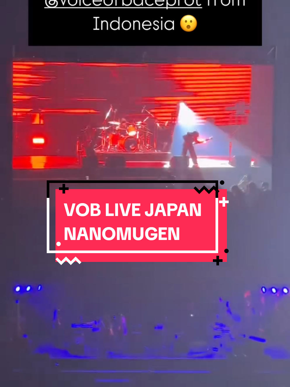 Replying to @arkaleo2010 beginilah situasi penonton NANOMUGEN di Yokohama Jepang, saat penampilan VOB. TAKJUB  #yokohama #japan #nanomugen #marsyavob #widivob #sittivob #vob #voiceofbaceprot 
