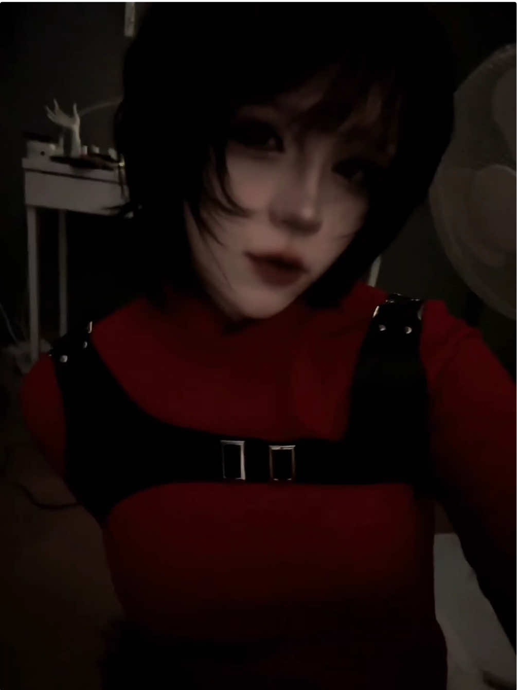 late night post scary scary #lycarionm #cosplay #adawong #adacosplay #fyp #re #residentevil #residentevilcosplay #adawongcosplay 