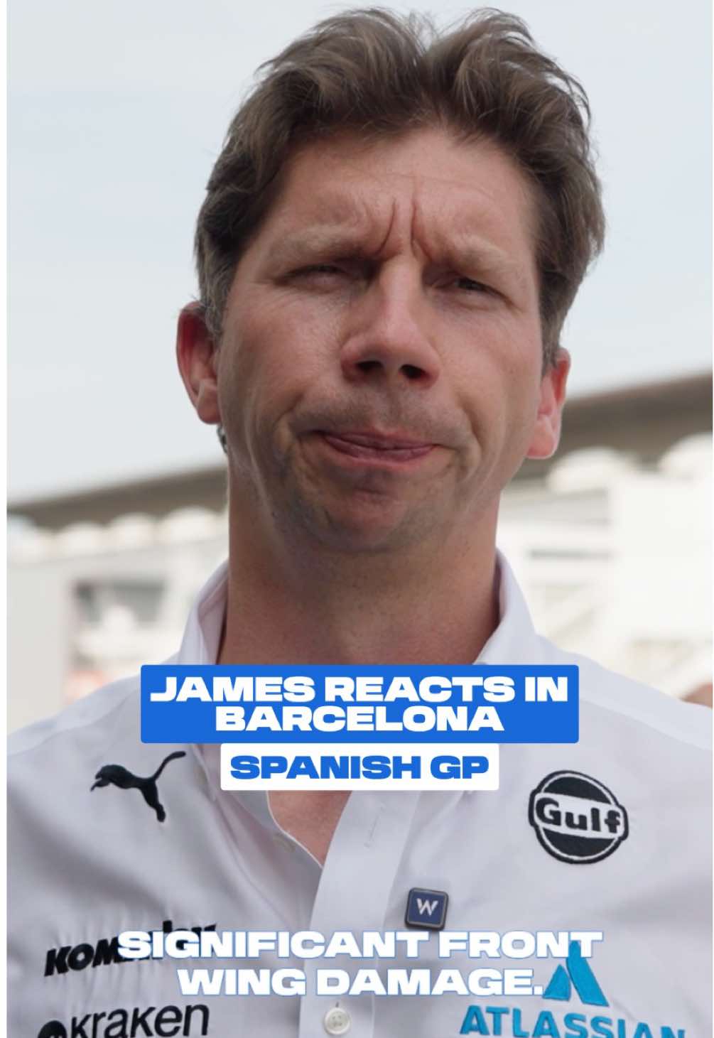 James reacts after a disappointing weekend in Barcelona but remains defiant as we look ahead to the next few races 👊 #f1 #f1tiktok #spanishgp #jamesvowles 