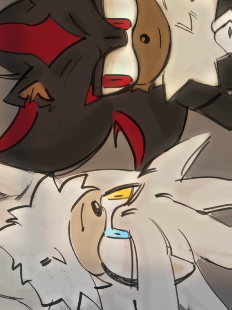✶: yeah i'm a little late with this trend but i had to do it with my sweet #SHADILVER s #animatic #shadow #shadowthehedgehog #sonicthehedgehog #sonicmovie3 #sth #fanart #sthfanart #digitalartist #silverthehedgehog #artist 