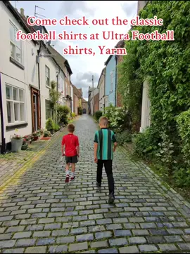 Take a trip to @Ultra Football Shirts in Yarm with us.  Classic vintage football shirts 💪⚽️ #retro #vintage #classic #football #Soccer #shirts