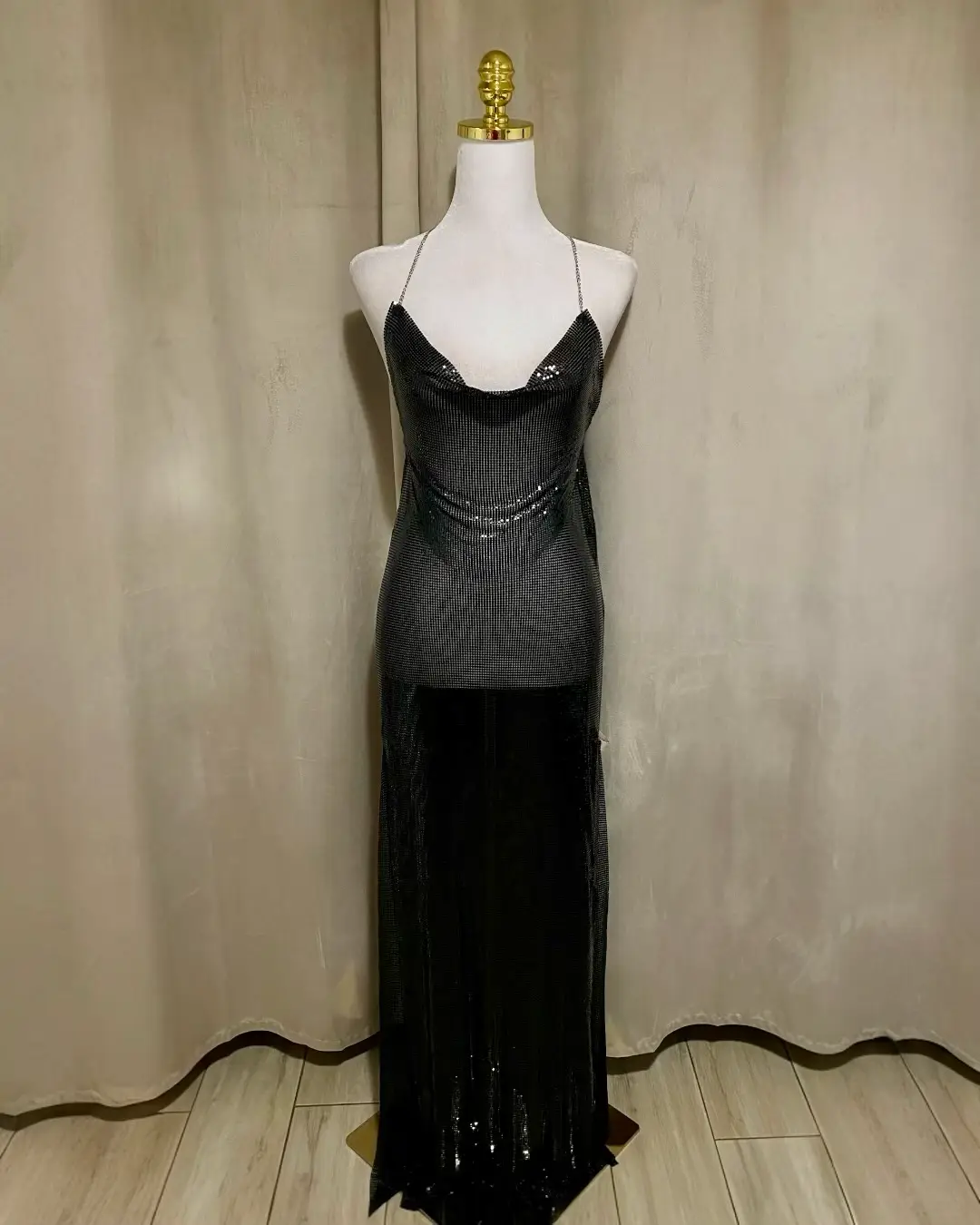 #ohpolly #vinted #sukienki #dresses #Summer #black #oldmoney #chainmail #forypupage 
