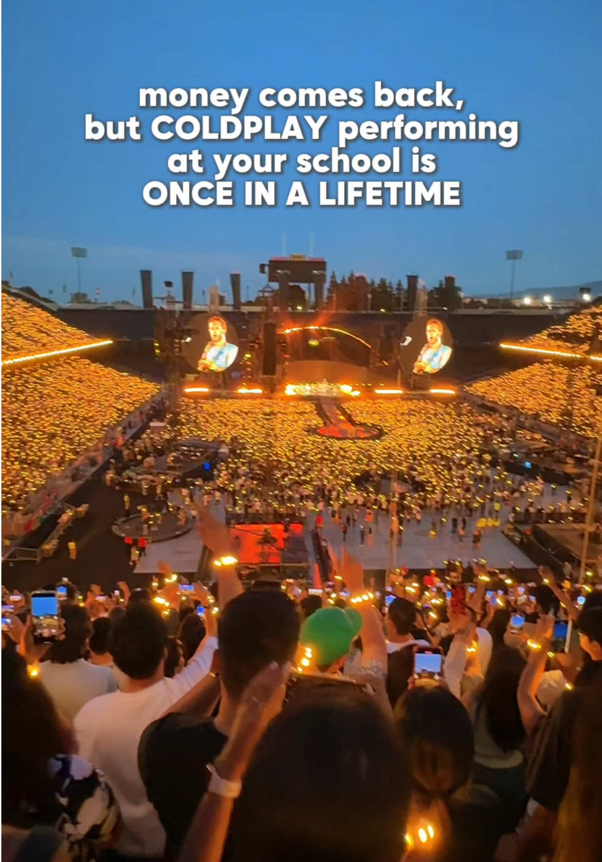childhood dreams have become reality!! “viva la vida” was my nonstop anthem during college apps, so this is such a full-circle moment 🥹🫶 #college #university #stanford #coldplay #coldplayconcert #coldplaylive #coldplaystanford #stanforduniversity #collegelife #Vlog #collegevlog #dayinmylife #universitylife #viral #motivation #studymotivation #coldplay2025 #fyp 